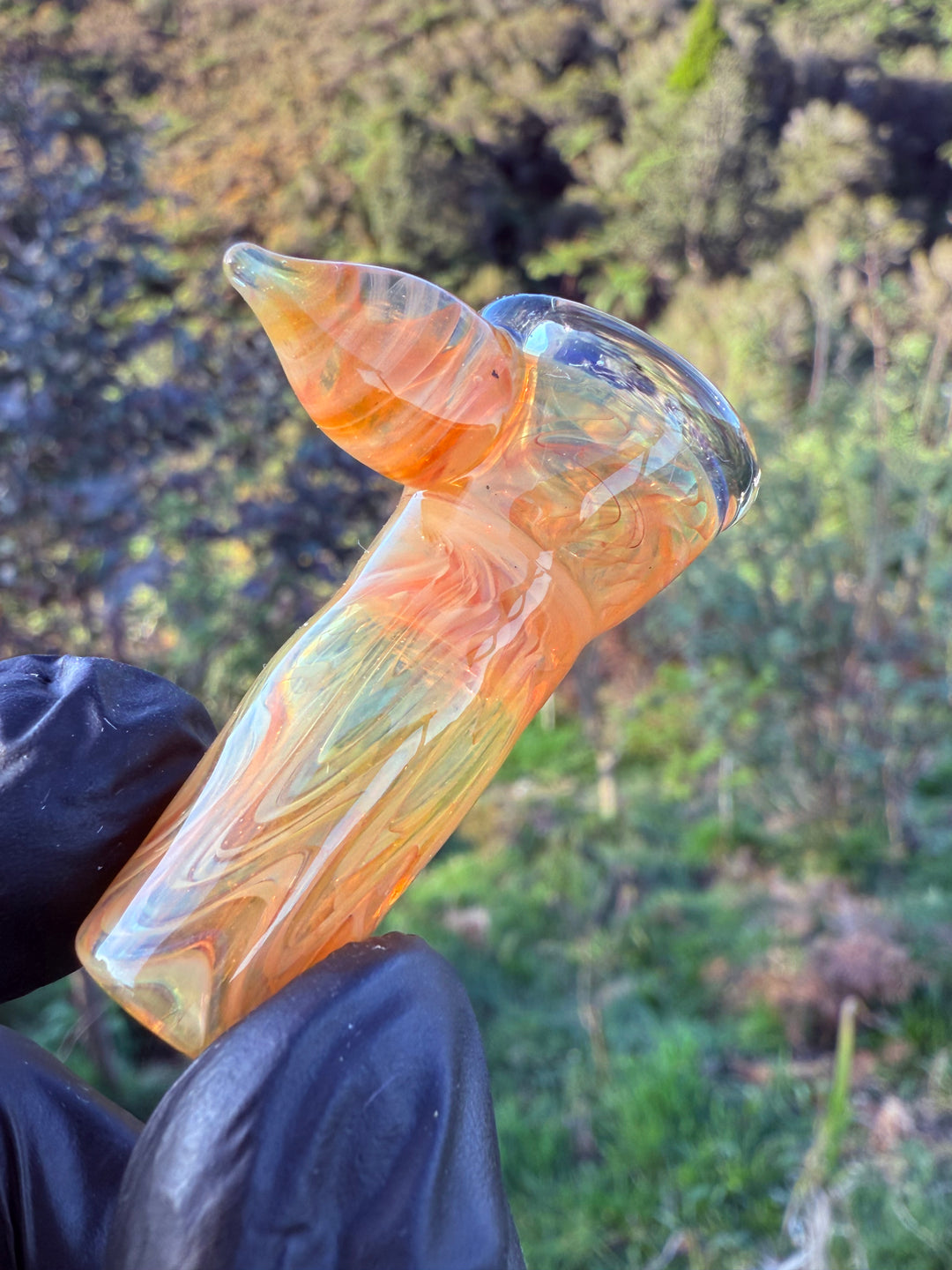 Jims Glass Blowing 14mm Slide - Gold Fumed