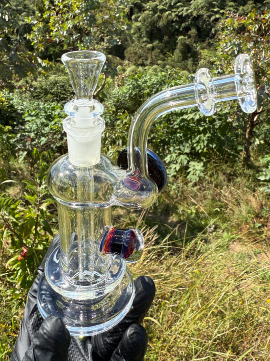 Beerglass Chaos Medallion Mini Rig Tall - Lokis Lipstick/Multicoloured