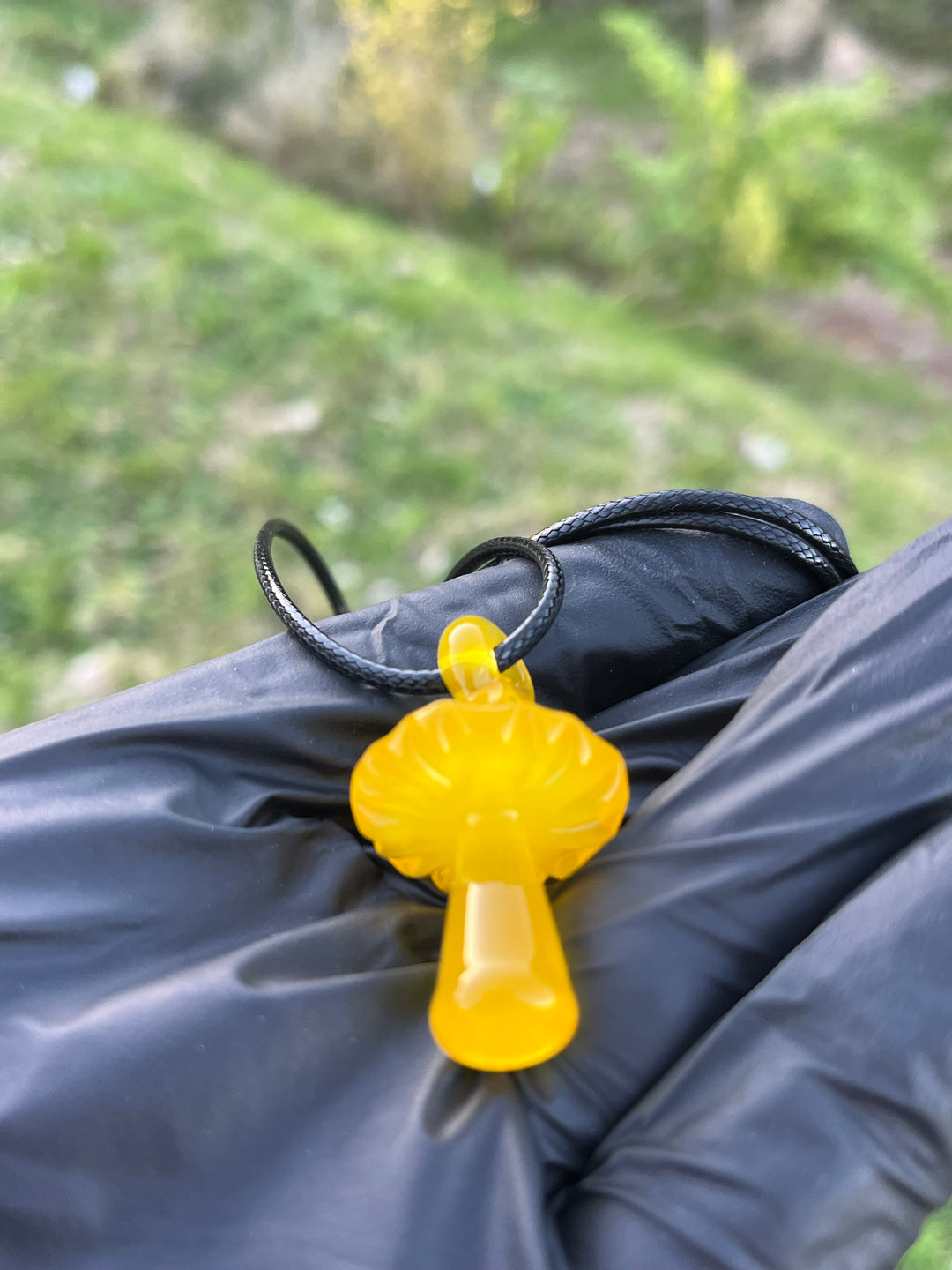 Jamie Clement Shroom Pendant - Pineapple Juice #1