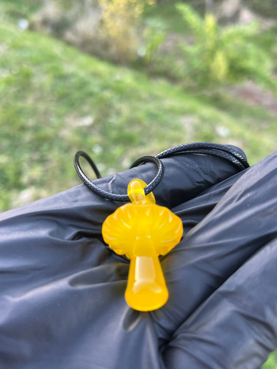 Jamie Clement Shroom Pendant - Pineapple Juice #1