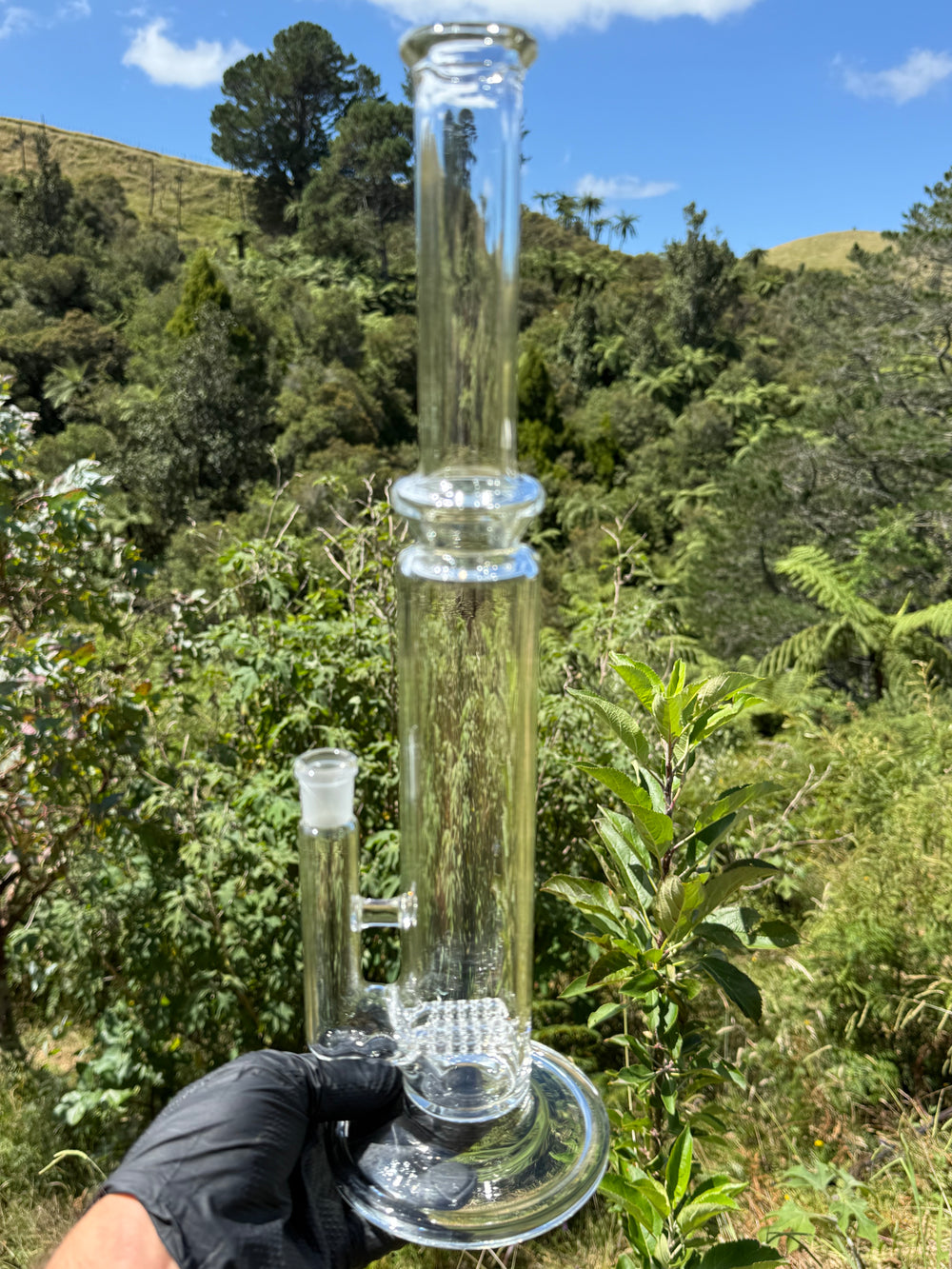 Uzzi Glass Double Inline - Clear