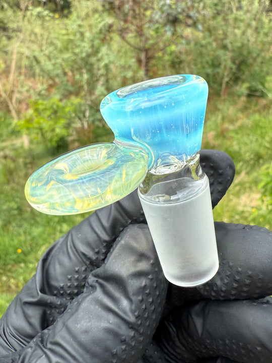 Empirical Glass Grill Perc Tube With Trashcan/Slide - Marina