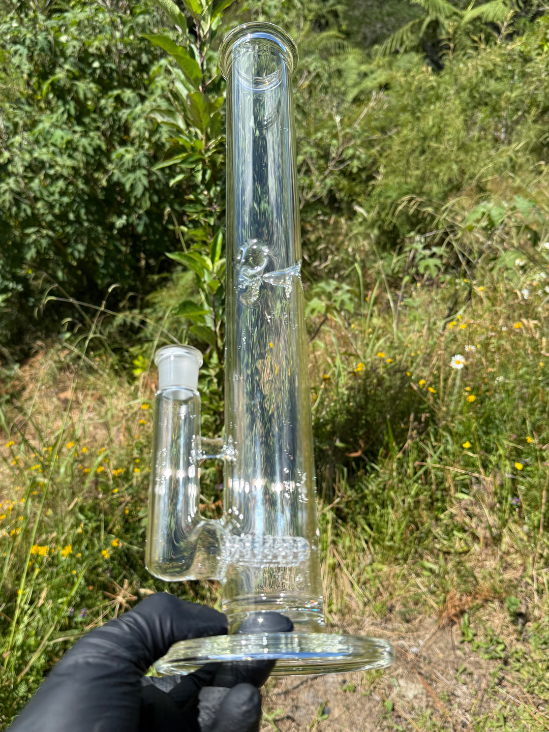 Uzzi Glass Double Inline Straight - Clear