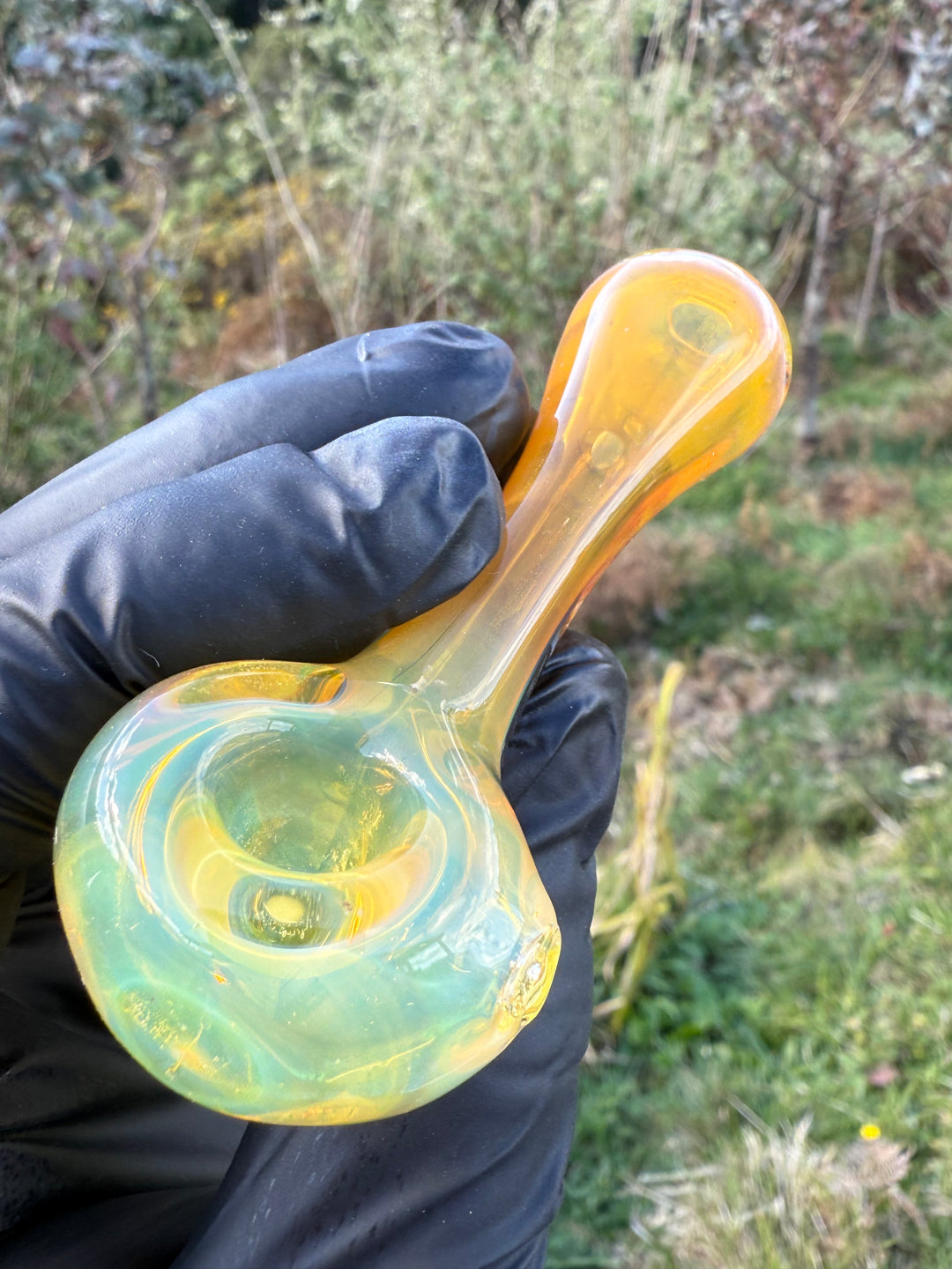 The Glass Bandit Spoon - Silver Fumed