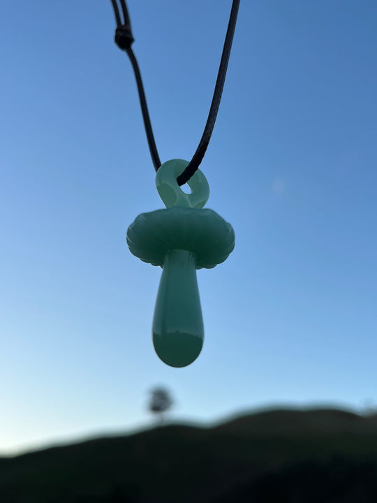 Jamie Clement Shroom Pendant - Mint Green #3