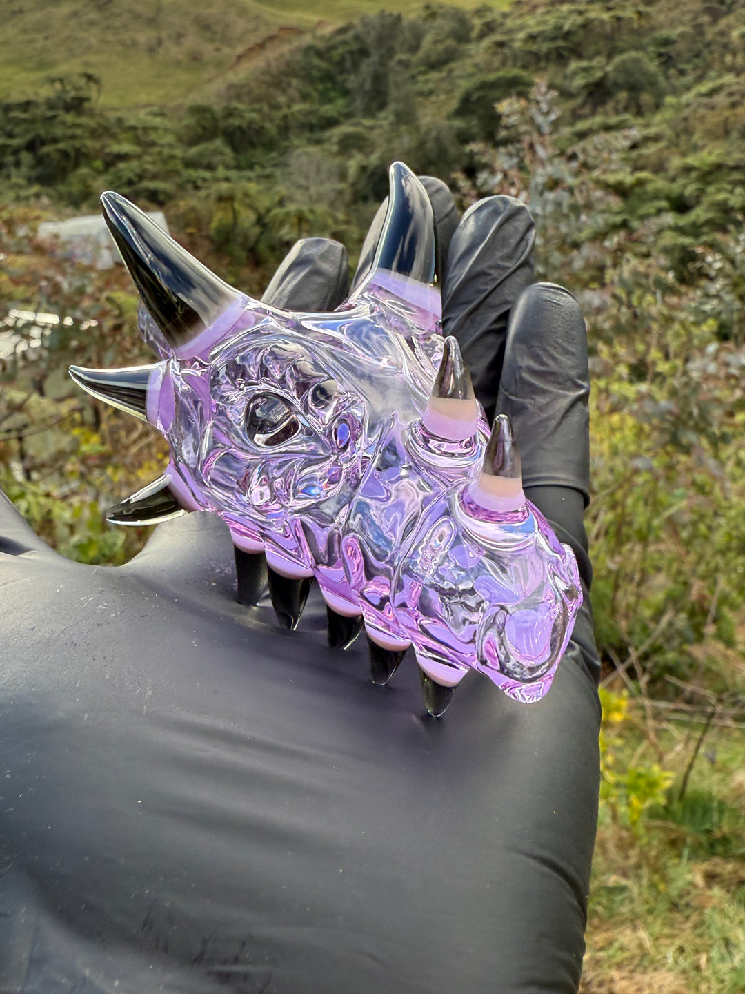 Jamie Clement Dragon Spoon - Vibrant Purple