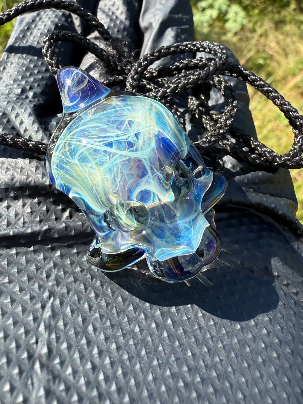 Beerglass Chaos Skull Pendant - Multicoloured #2