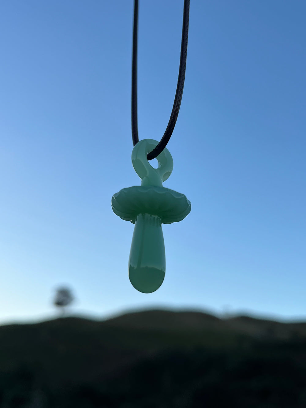 Jamie Clement Shroom Pendant - Mint Green #2