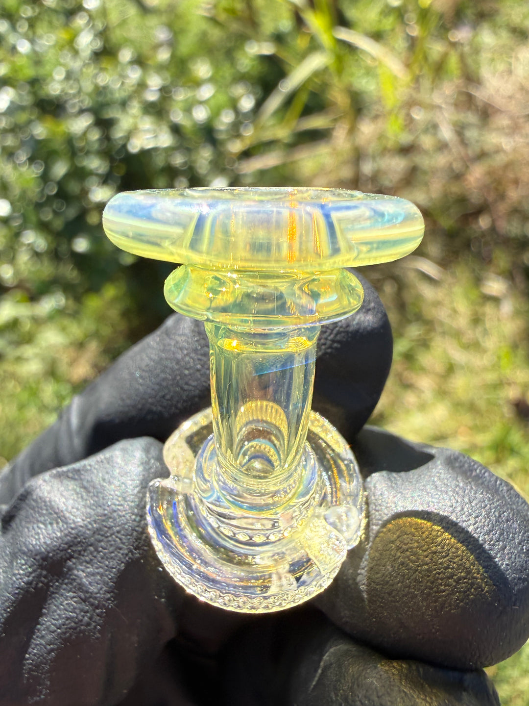 Yeti Glass Puffco Pivot Dry Top - Silver Fumed #4
