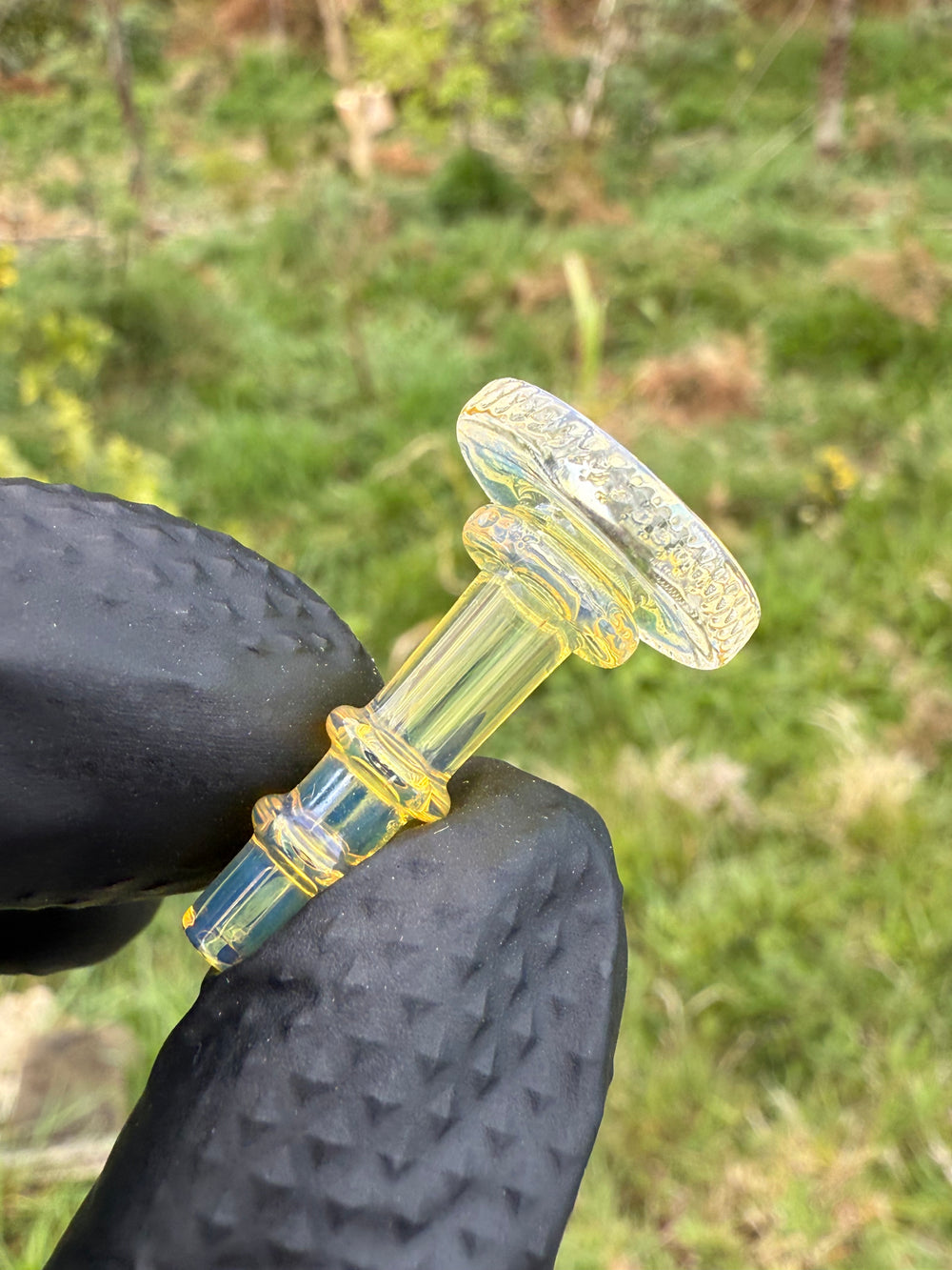 Yeti Glass Puffco Peak Joystick - Silver Fumed #2