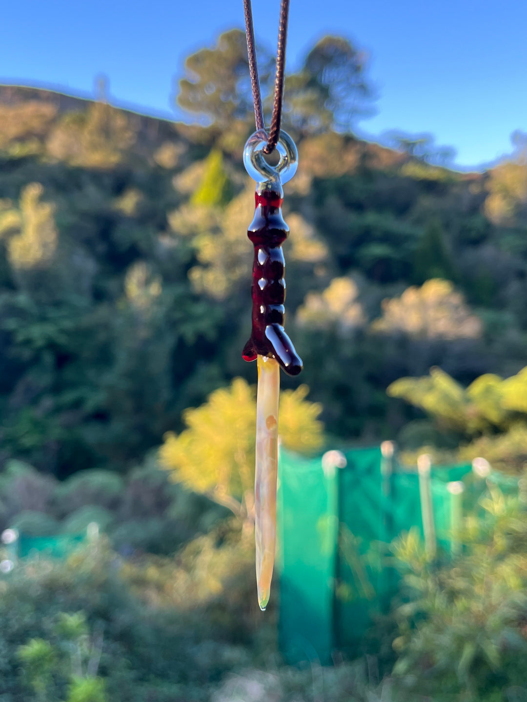 Jamie Clement Dagger Pendant - Multi Coloured #2