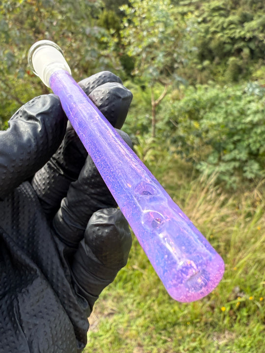 Jamie Clement Glass Collaboration Downstem  - Pink Slyme