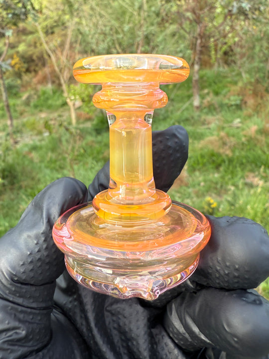 Yeti Glass Puffco Peak Dry Top - Gold Fumed #1