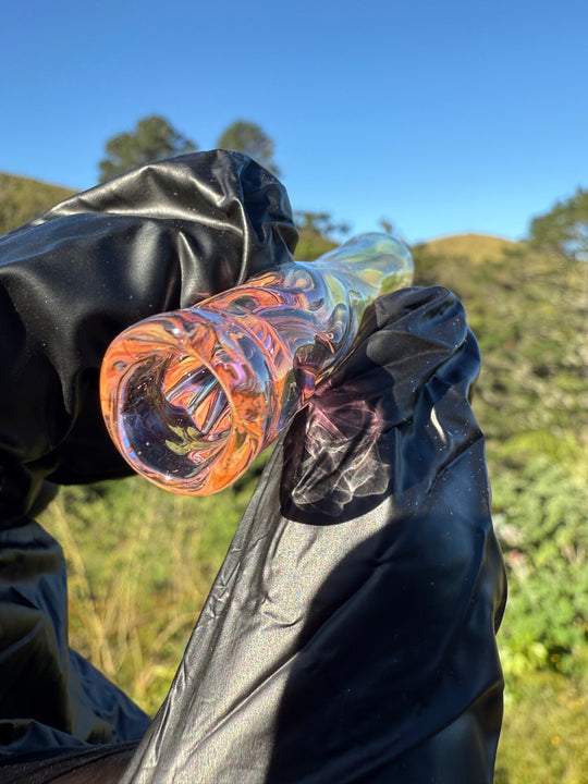 Kaigo Glass One Hitter - Gold/Silver Fumed #2