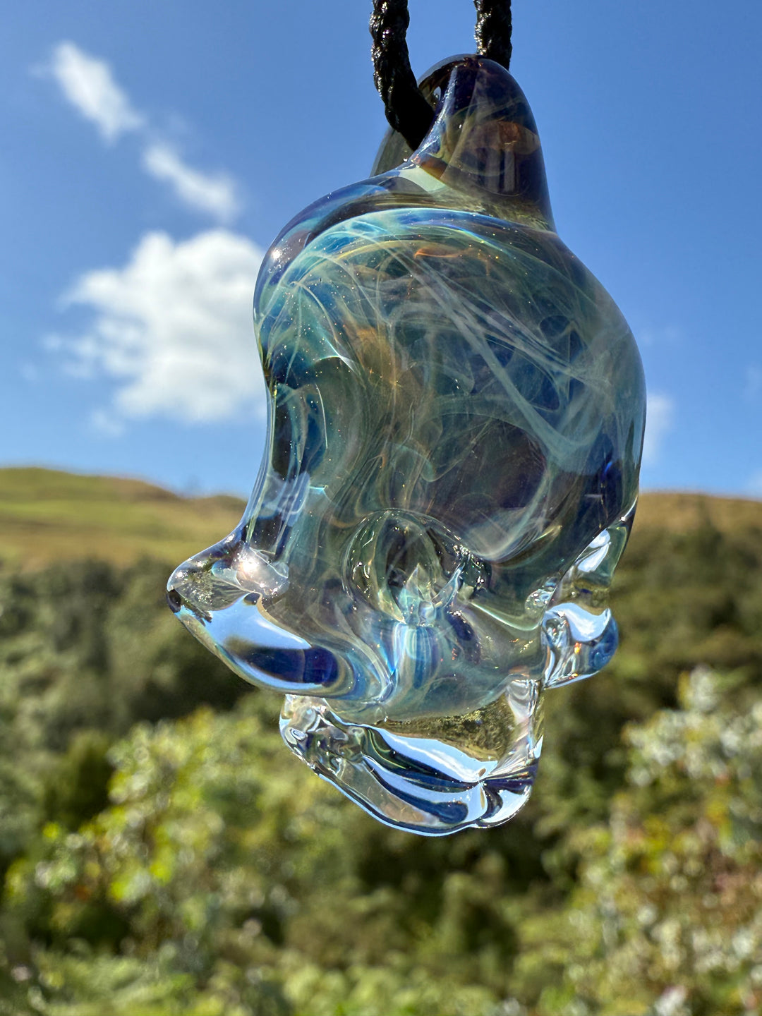 Beerglass Chaos Skull Pendant - Multicoloured #2