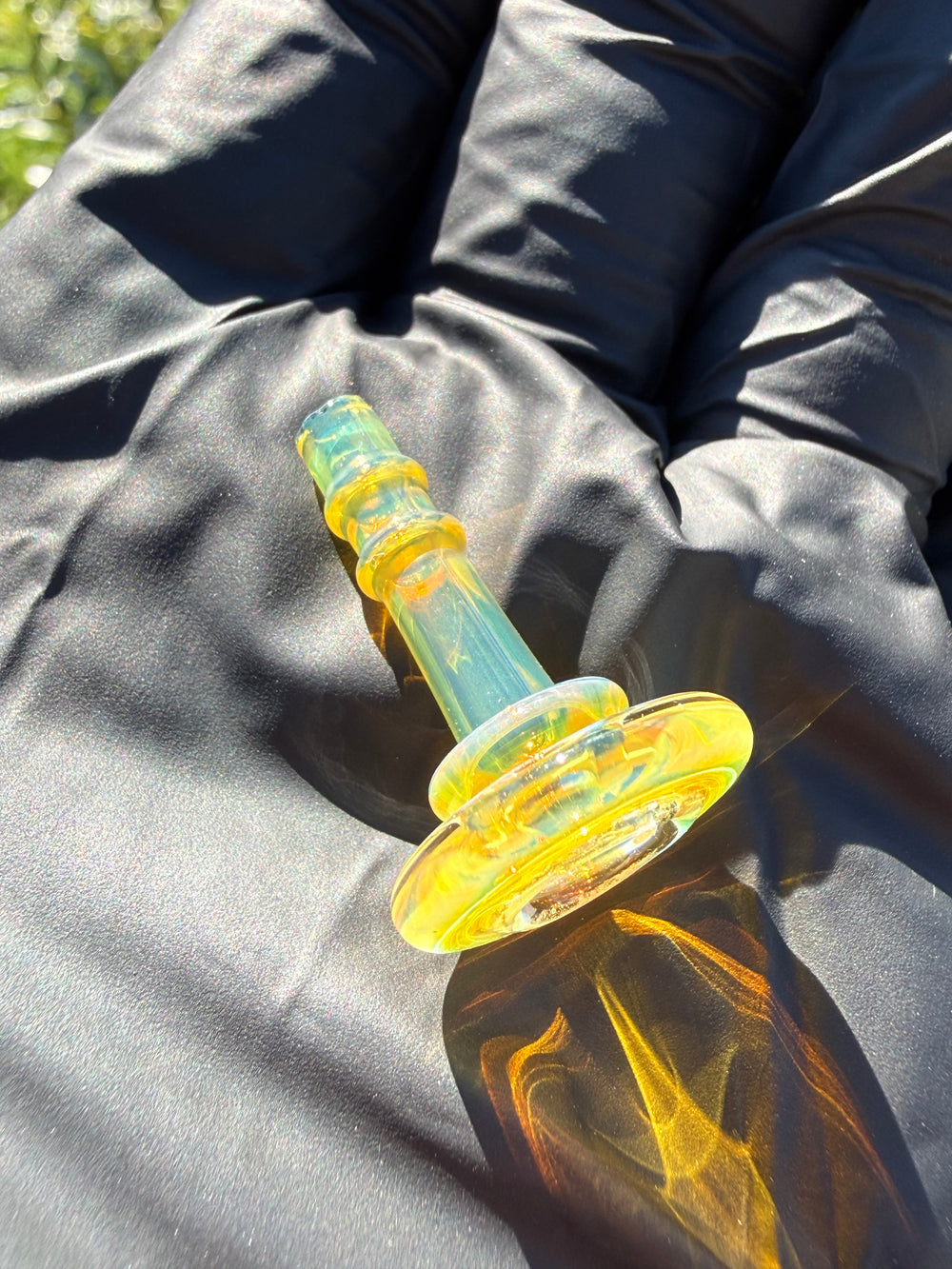 Yeti Glass Puffco Peak Joystick - Silver Fumed #2