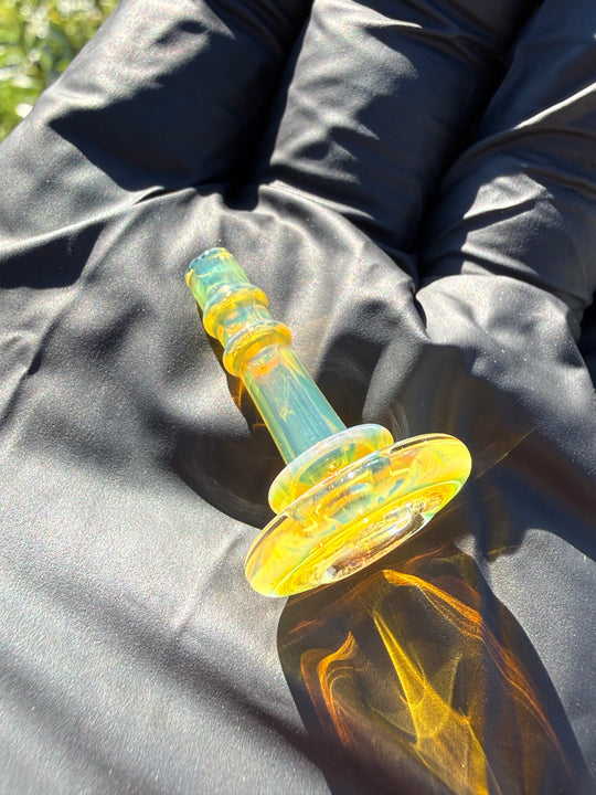 Yeti Glass Puffco Peak Joystick - Silver Fumed #2
