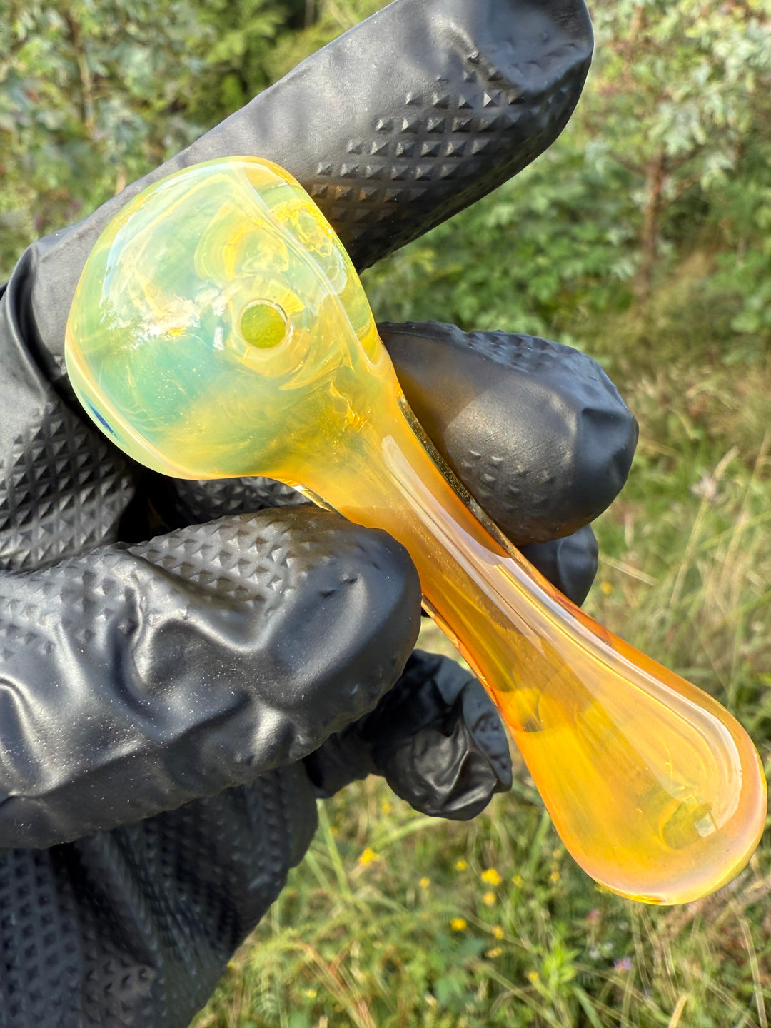 The Glass Bandit Spoon - Silver Fumed #2
