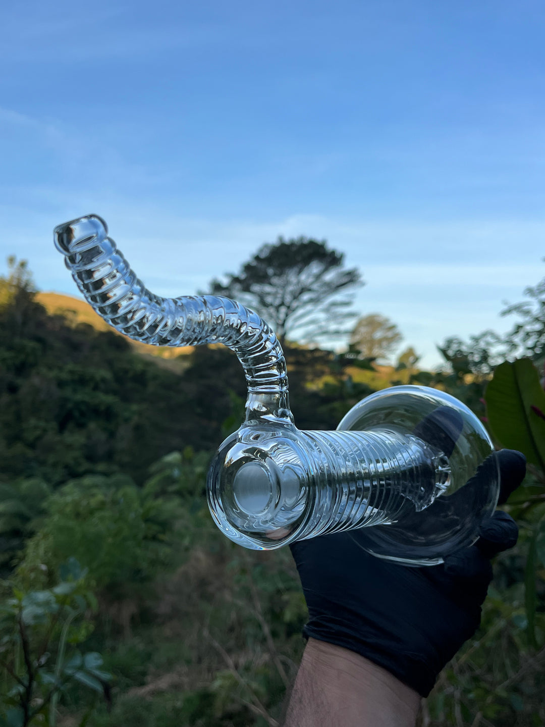 The Glass Bandit 18mm Bubbler #1 - Clear