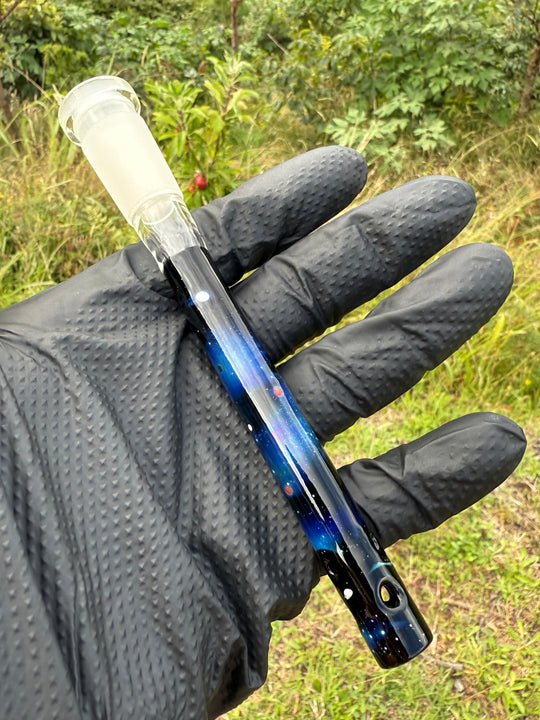 Jamie Clement Glass Collaboration Downstem - Galaxy #5