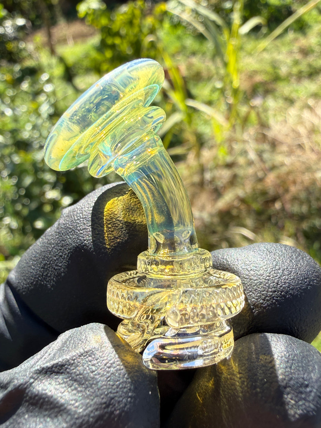 Yeti Glass Puffco Pivot Dry Top - Silver Fumed #4