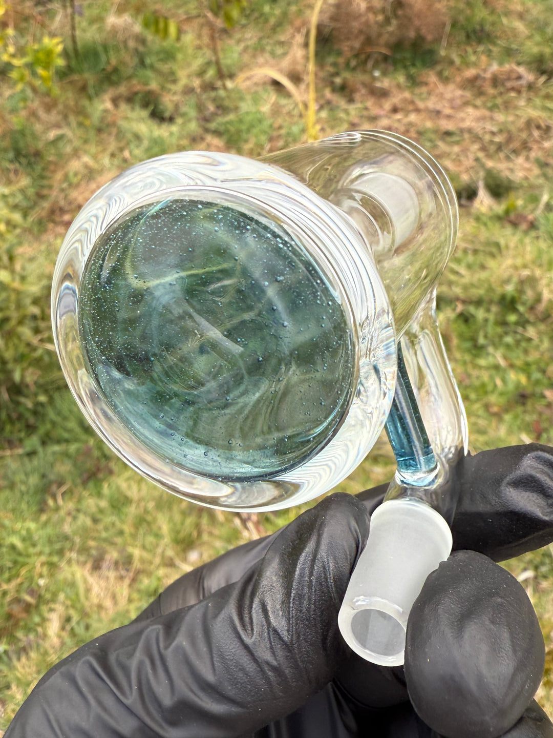 Empirical Glass Trash Can 14mm - Blue Stardust