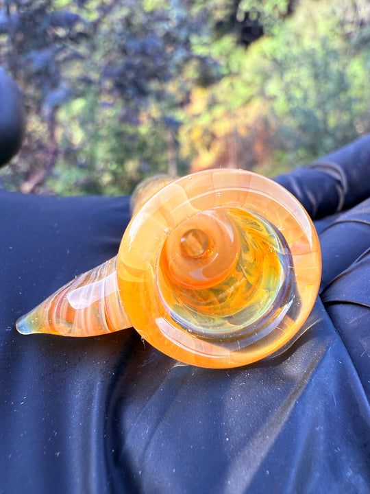 Jims Glass Blowing 14mm Slide - Gold Fumed