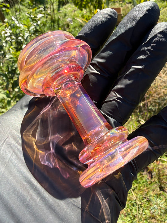 Yeti Glass Puffco Peak Dry Top - Gold Fumed #3