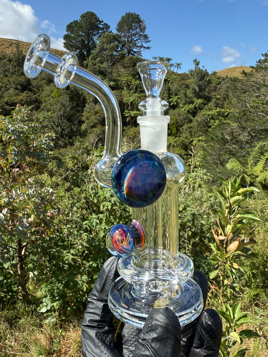 Beerglass Chaos Medallion Mini Rig Tall - Lokis Lipstick/Multicoloured