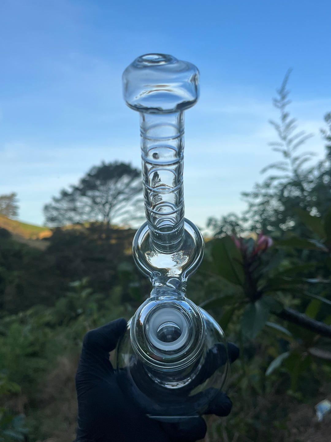 The Glass Bandit 18mm Bubbler #2 - Clear