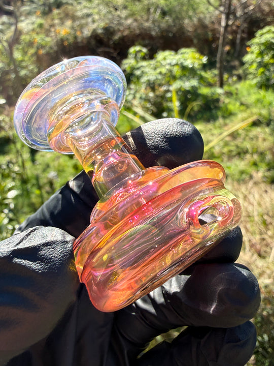 Yeti Glass Puffco Peak Dry Top - Gold Fumed #2