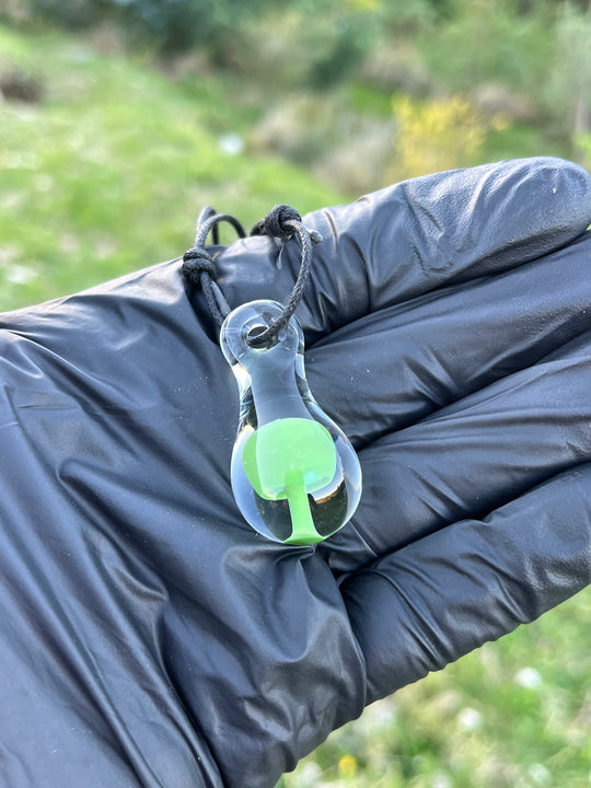 AUBORO Mushroom Pendant - Green #2