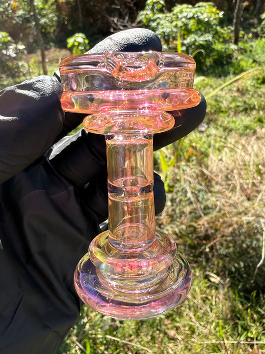 Yeti Glass Puffco Peak Dry Top - Gold Fumed #1