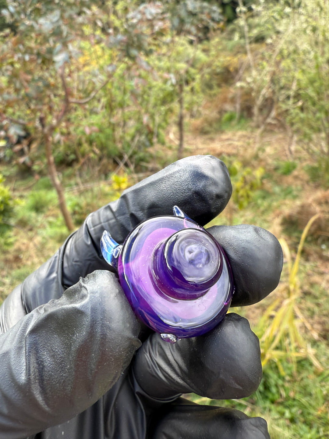 Jamie Clement Monster Eye Carb Cap - Gold Amethyst