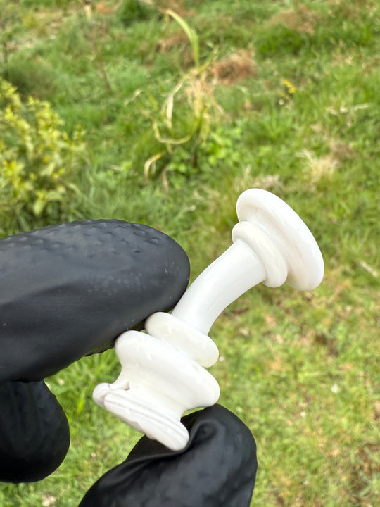 Yeti Glass Puffco Pivot Dry Top - White