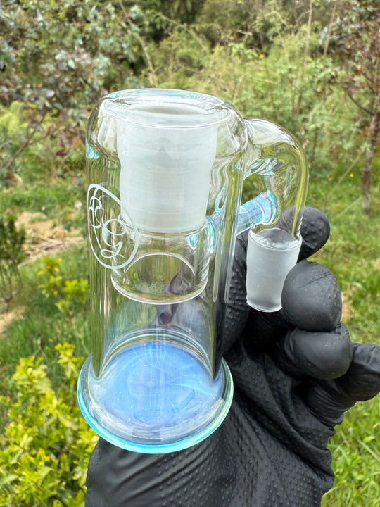 Empirical Glass Grill Perc Tube With Trashcan/Slide - Marina