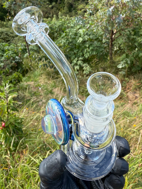 Beerglass Chaos Medallion Mini Rig - Blue Cobalt/Multicoloured #1