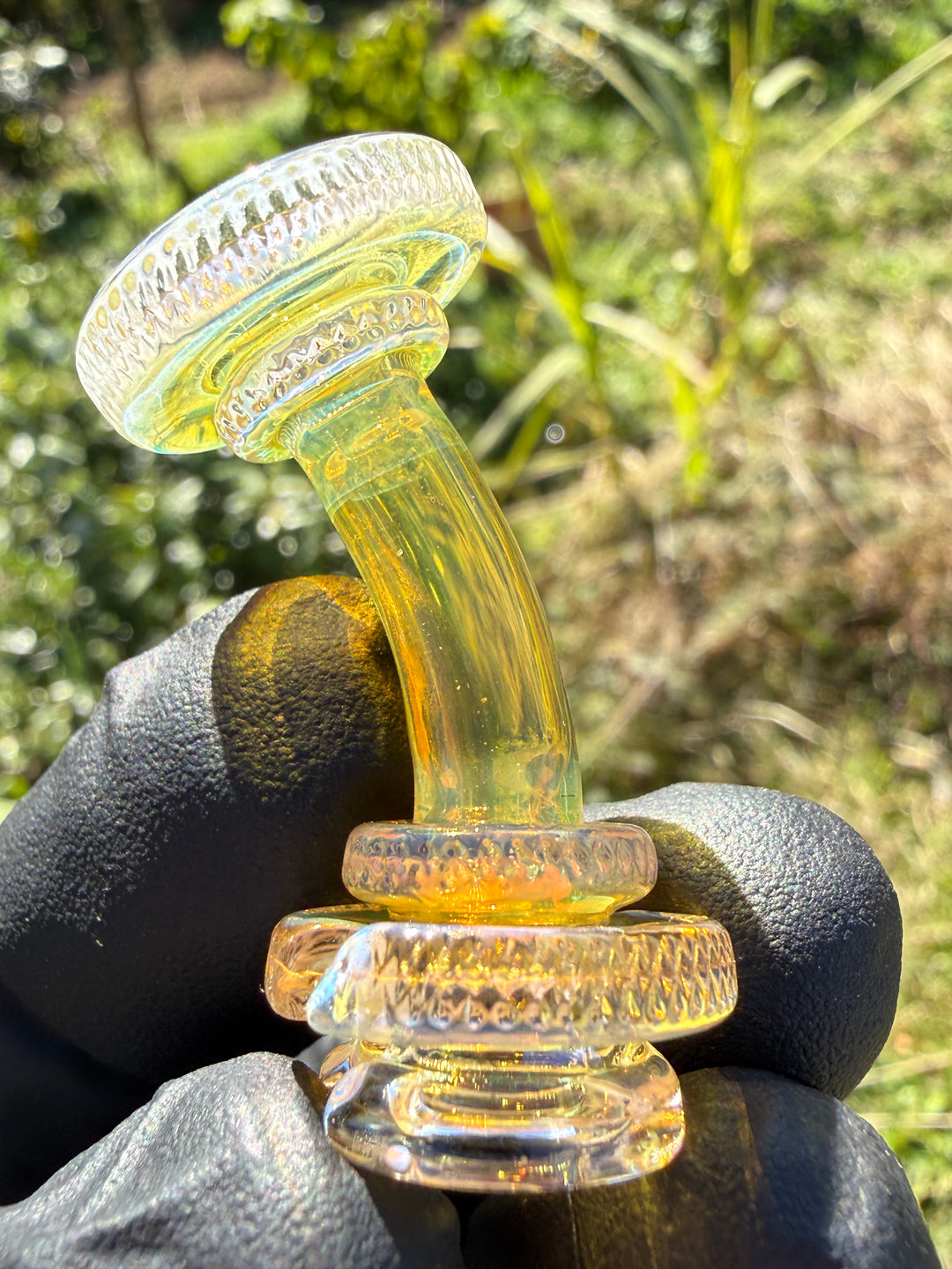 Yeti Glass Puffco Pivot Dry Top - Silver Fumed #1