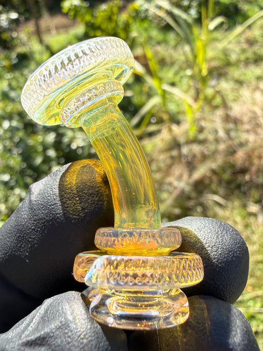 Yeti Glass Puffco Pivot Dry Top - Silver Fumed #1