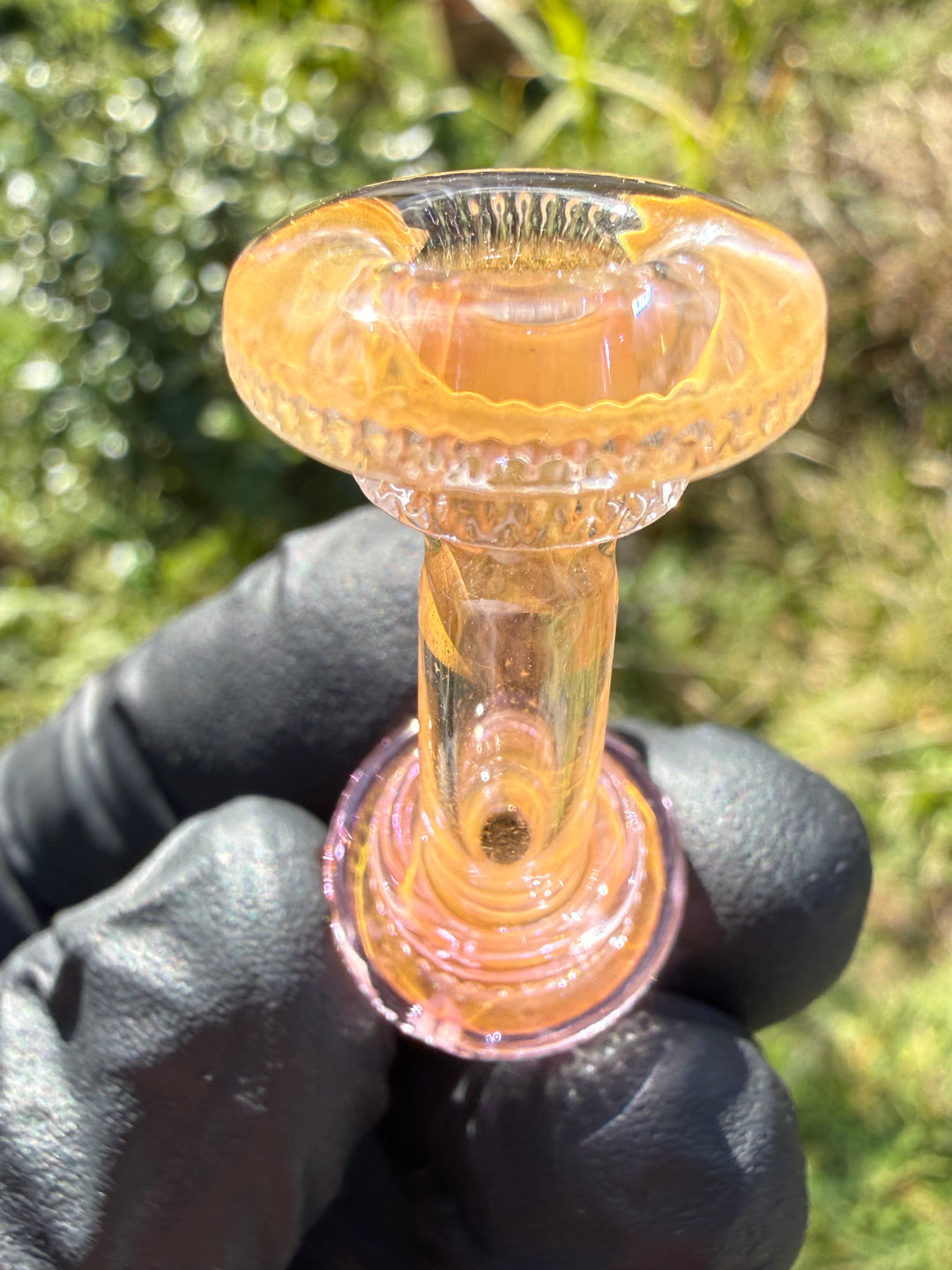 Yeti Glass Puffco Pivot Dry Top - Gold Fumed #1