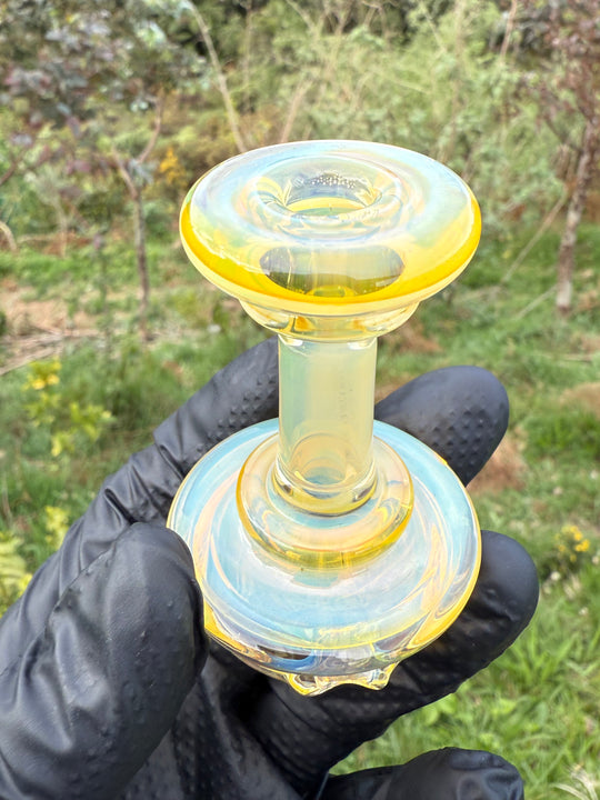 Yeti Glass Puffco Peak Dry Top - Silver Fumed #1