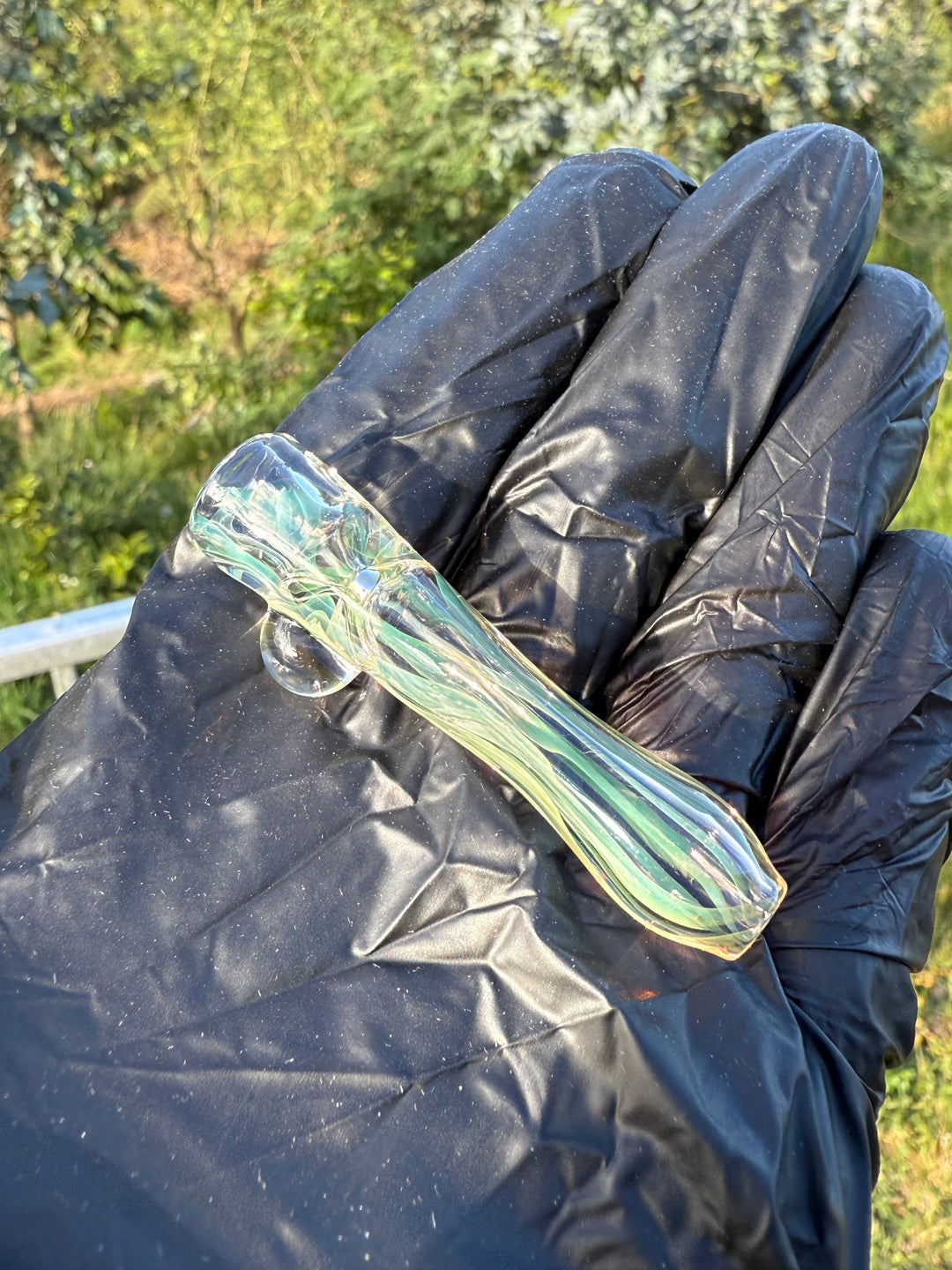 Kaigo Glass One Hitter - Silver Fumed #4