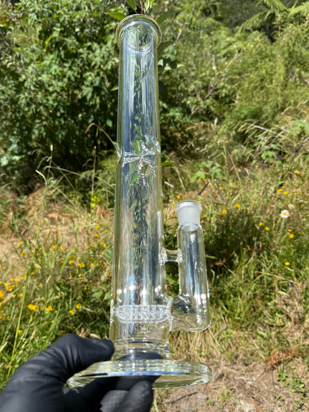 Uzzi Glass Double Inline Straight - Clear