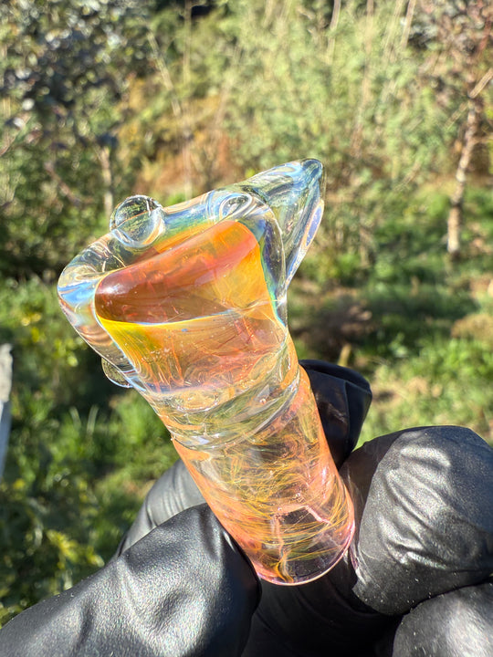 Jims Glass Blowing 18mm Slide - Gold Fumed