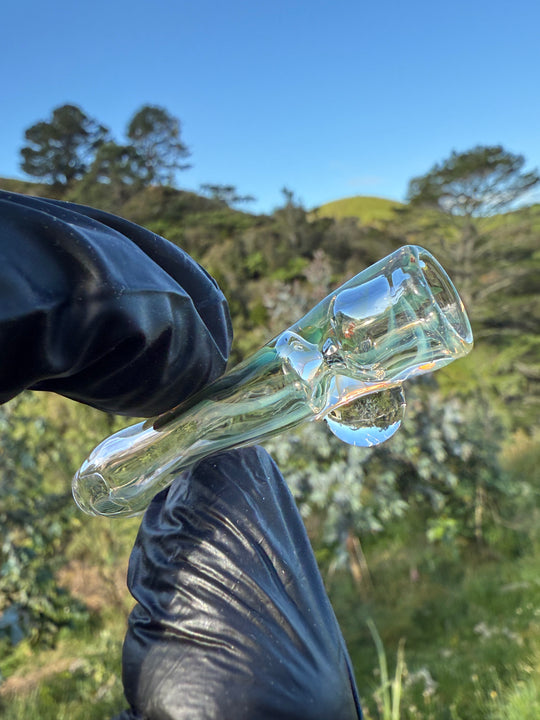 Kaigo Glass One Hitter - Silver Fumed #4