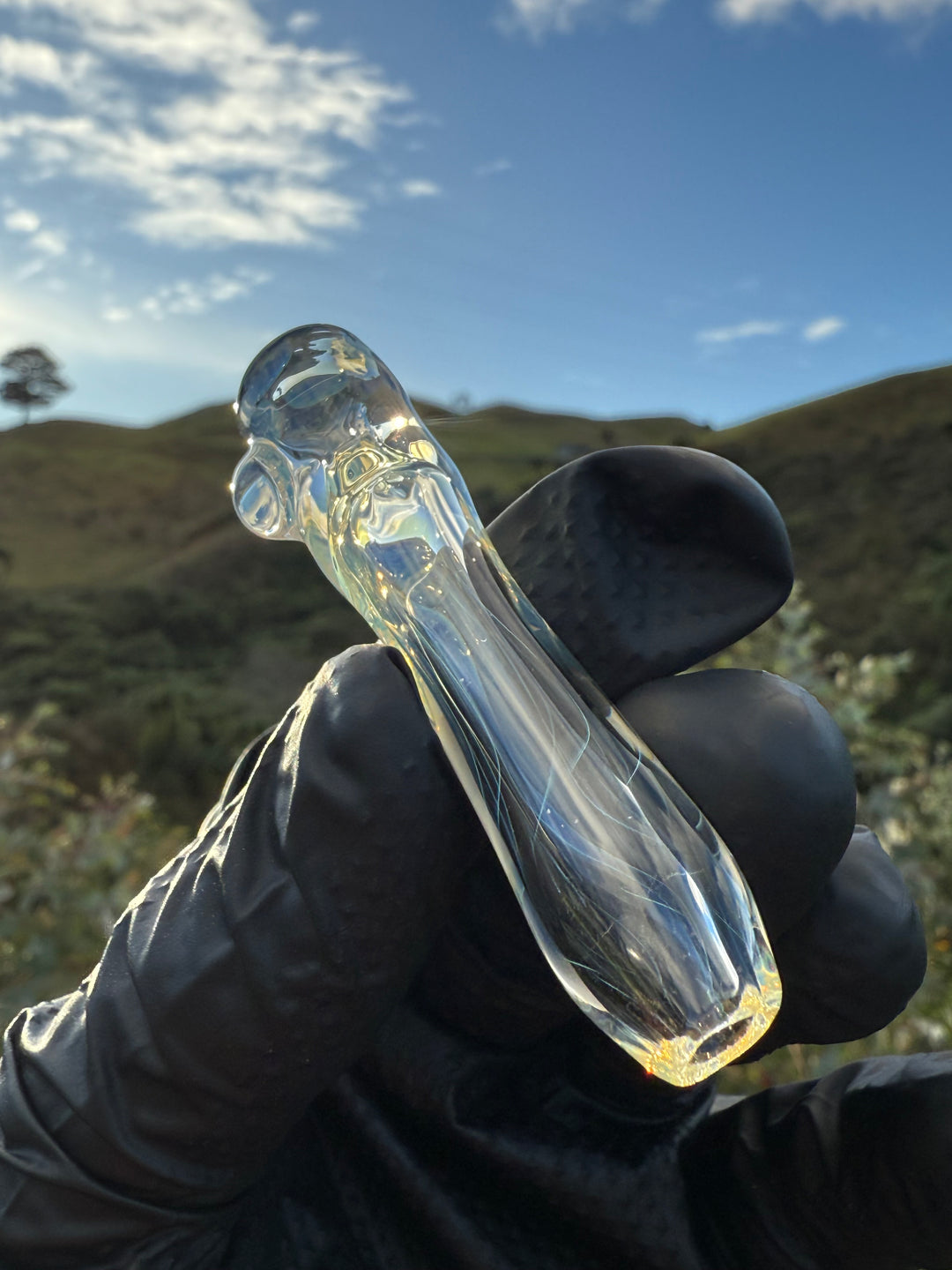 Kaigo Glass One Hitter - Silver Fumed #1