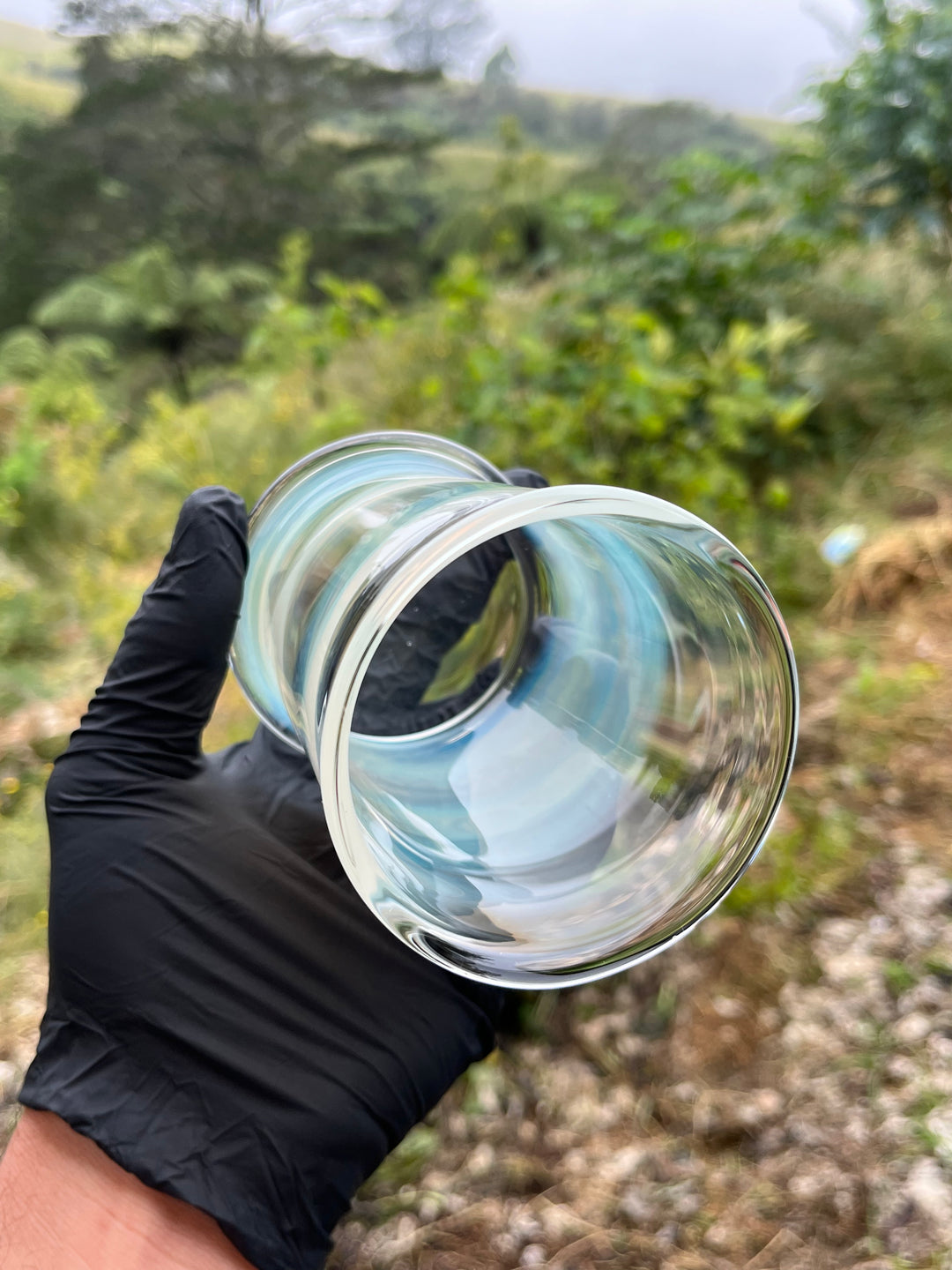 Empirical Glass Cup #3 - Silver Fumed