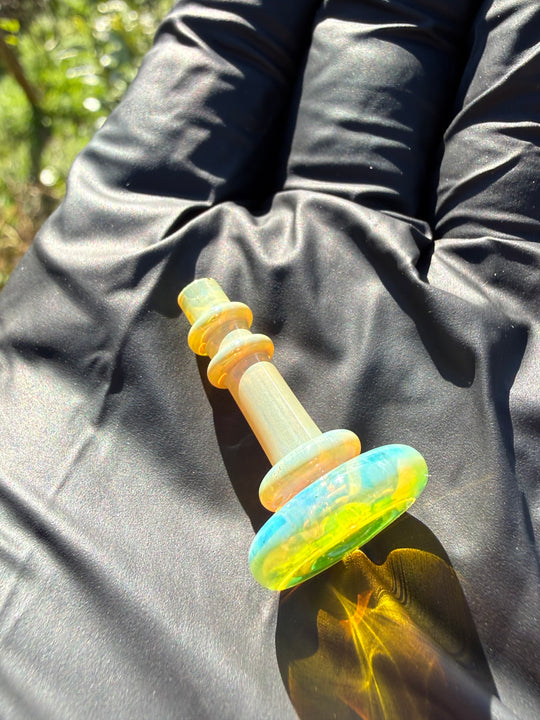 Yeti Glass Puffco Peak Joystick - Green Multi #1