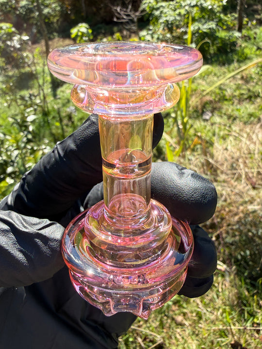 Yeti Glass Puffco Peak Dry Top - Gold Fumed #1
