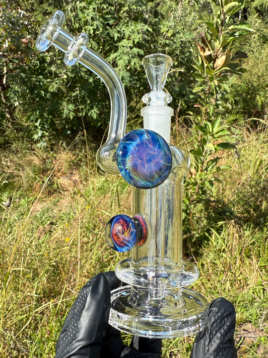 Beerglass Chaos Medallion Mini Rig Tall - Lokis Lipstick/Multicoloured